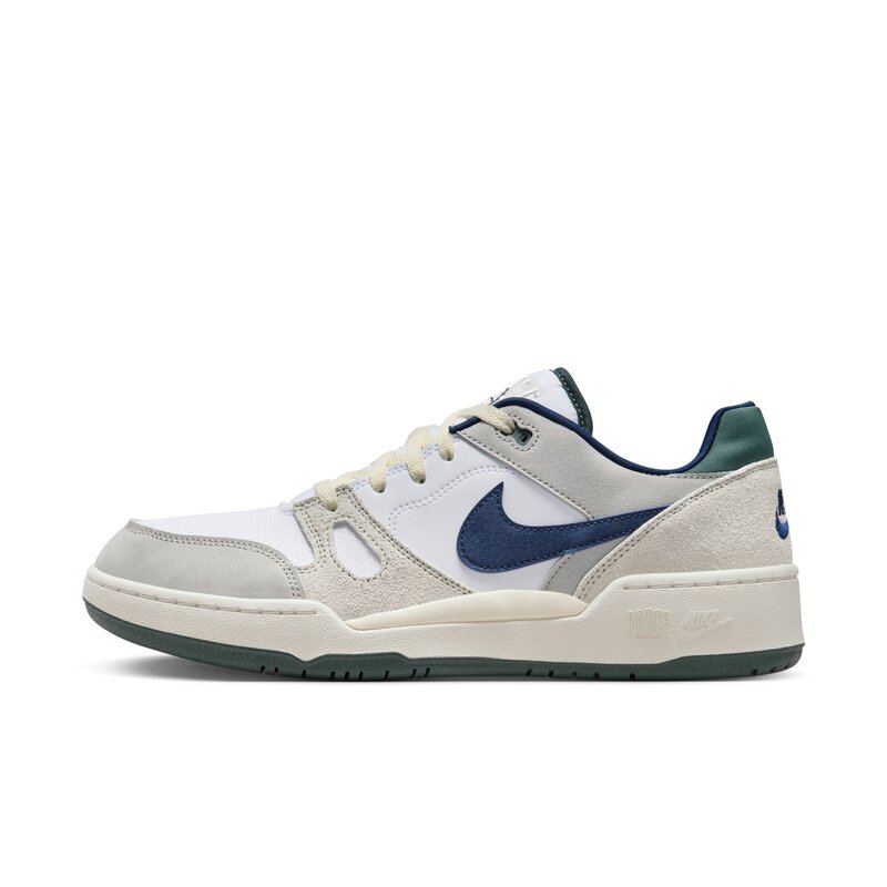 Nike Men's Nike Full Force Low WHITE/MIDNIGHT NAVY-LT IRON ORE FZ3595-100