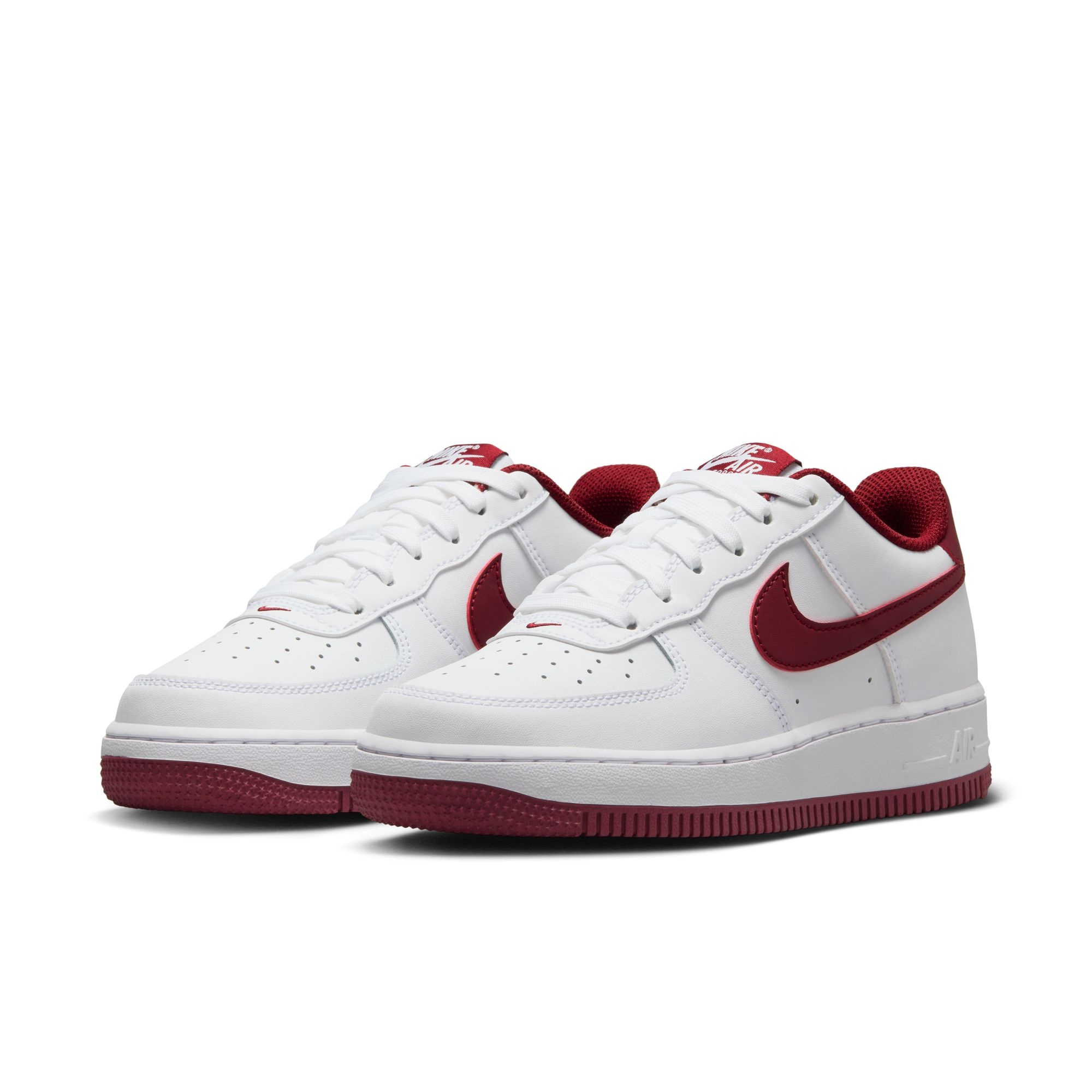 Nike Air Force 1 GS 'White/Team Red' FV5948-105 - Sam Tabak