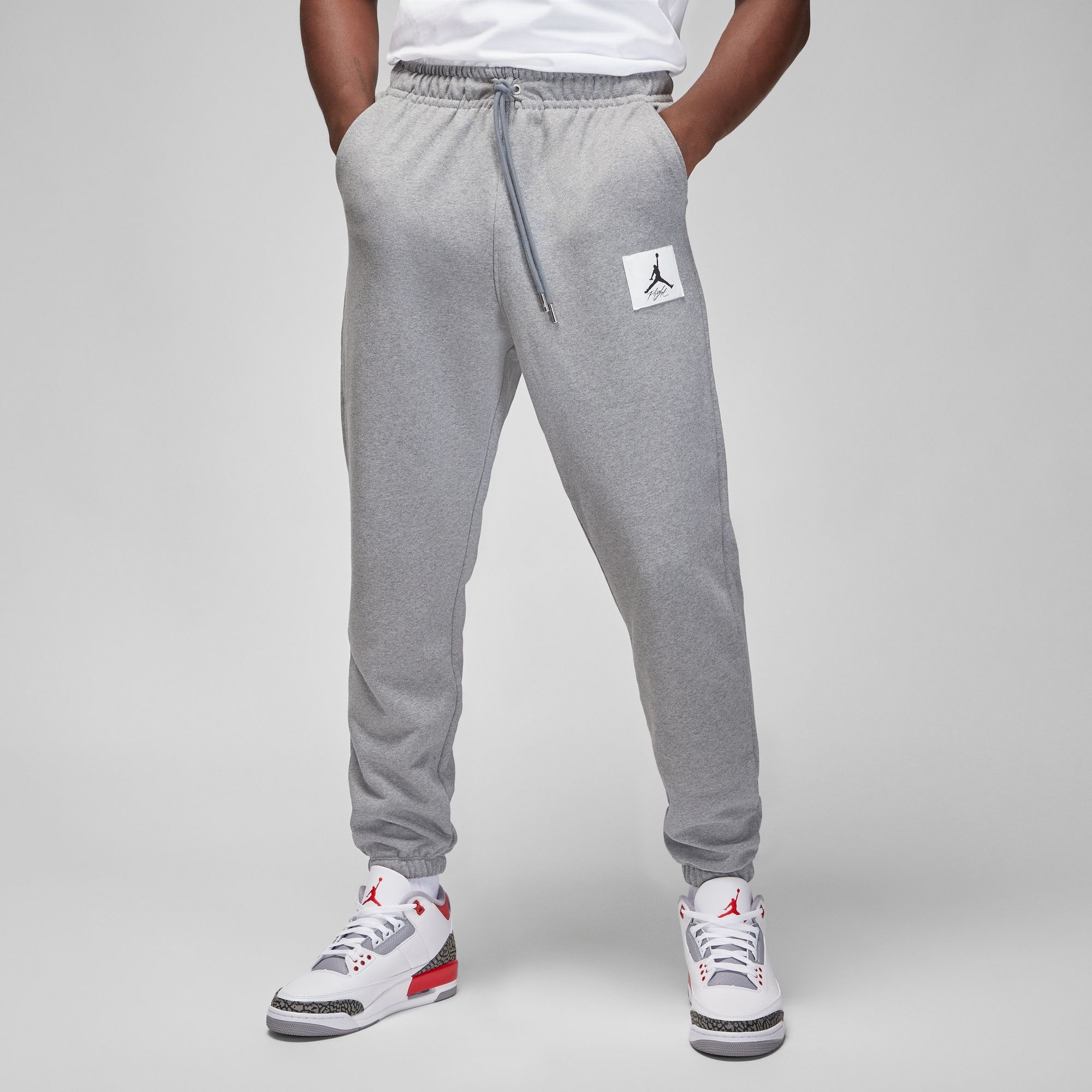 Air Jordan Flight Fleece Pants Carbon Heather DQ7468 091