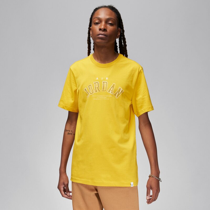 Air Jordan T-shirt Air Jordan Flight Essentials pour homme, jaune FS5964-752