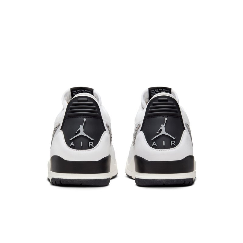 Nike Jordan Legacy 312 Low White Black Elephant Swoosh CD7069-110