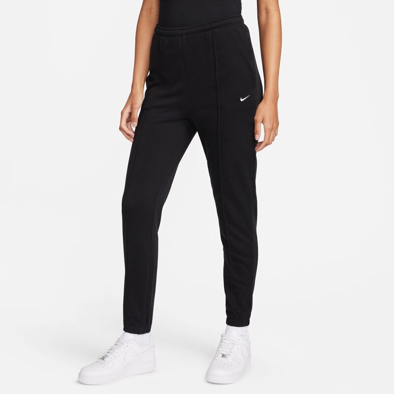 Nike Pantalon de survêtement slim taille haute Chill Terry pour femme noir FN2434-010