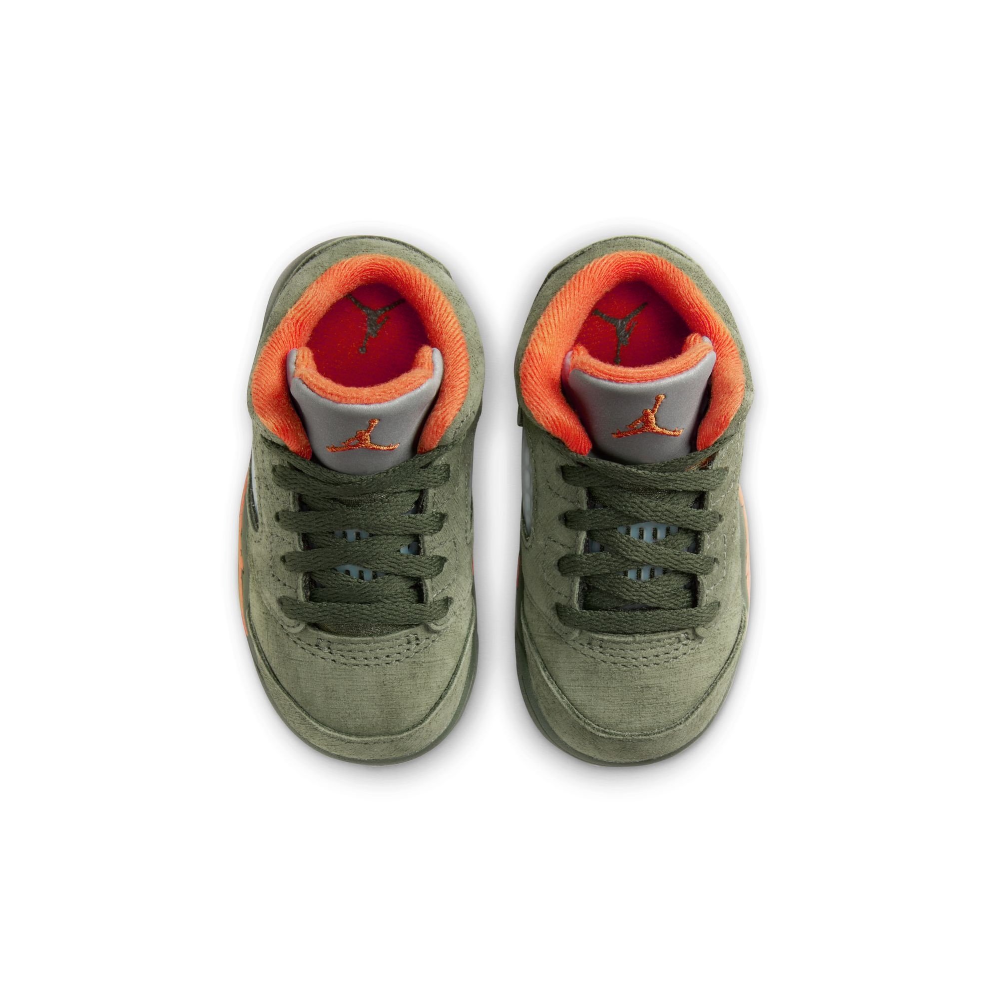 TD Air Jordan 5 Retro 'Army Olive/Solar Orange' 440890-308