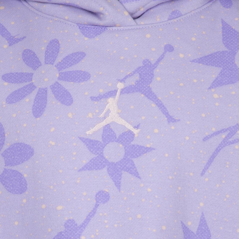 Air Jordan Air Jordan Enfants Fleur AOP Sweat à capuche 'Violet Frost' 45D008 P36