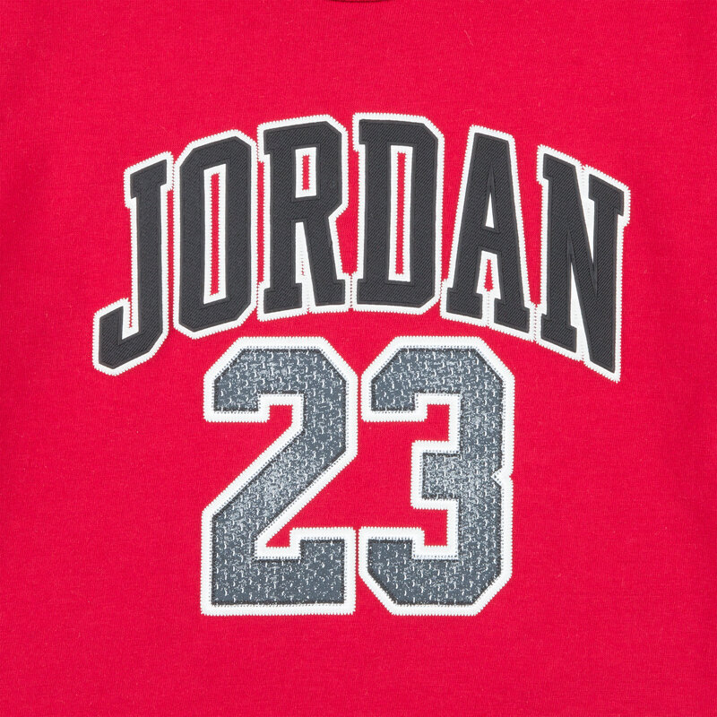 Air Jordan Air Jordan Kids Jersey Pack Tee Set 'Black/Gym Red' 75C693 KR5