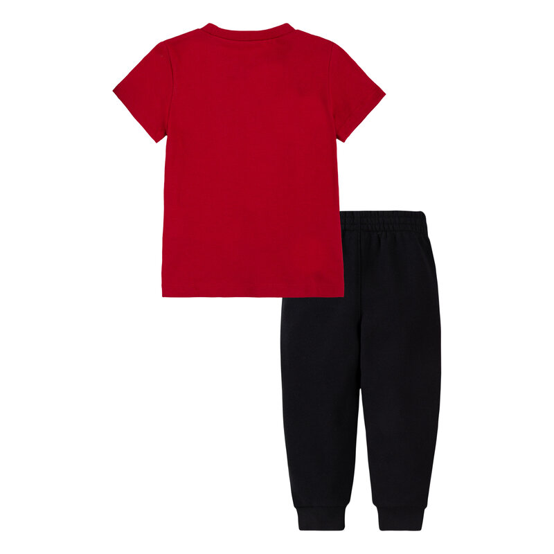 Air Jordan Air Jordan Kids Jersey Pack Tee Set 'Noir/Gym Rouge' 65C693 KR5