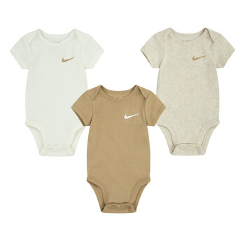 Nike Nike Lot de 3 bodys pour bébé 'Pale Ivory Heather' 56K647 W67
