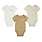 Nike Nike Infant 3 pack Bodysuit 'Pale Ivory Heather' 56K647 W67
