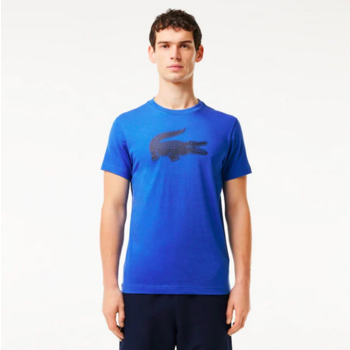 Lacoste Men's Lacoste SPORT 3D Print Crocodile Breathable Jersey T-shirt 'Royal' TH2042 52 IUU