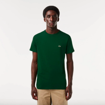 Lacoste Lacoste Men's Crew Neck Green Cotton T-Shirt TH6709 52 132