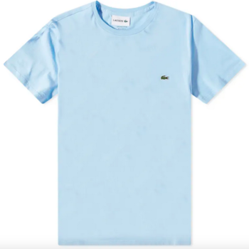 Lacoste Lacoste Men's Crew Neck Pima Cotton  T-shirt  'Baby Blue' TH6709 52 J2G
