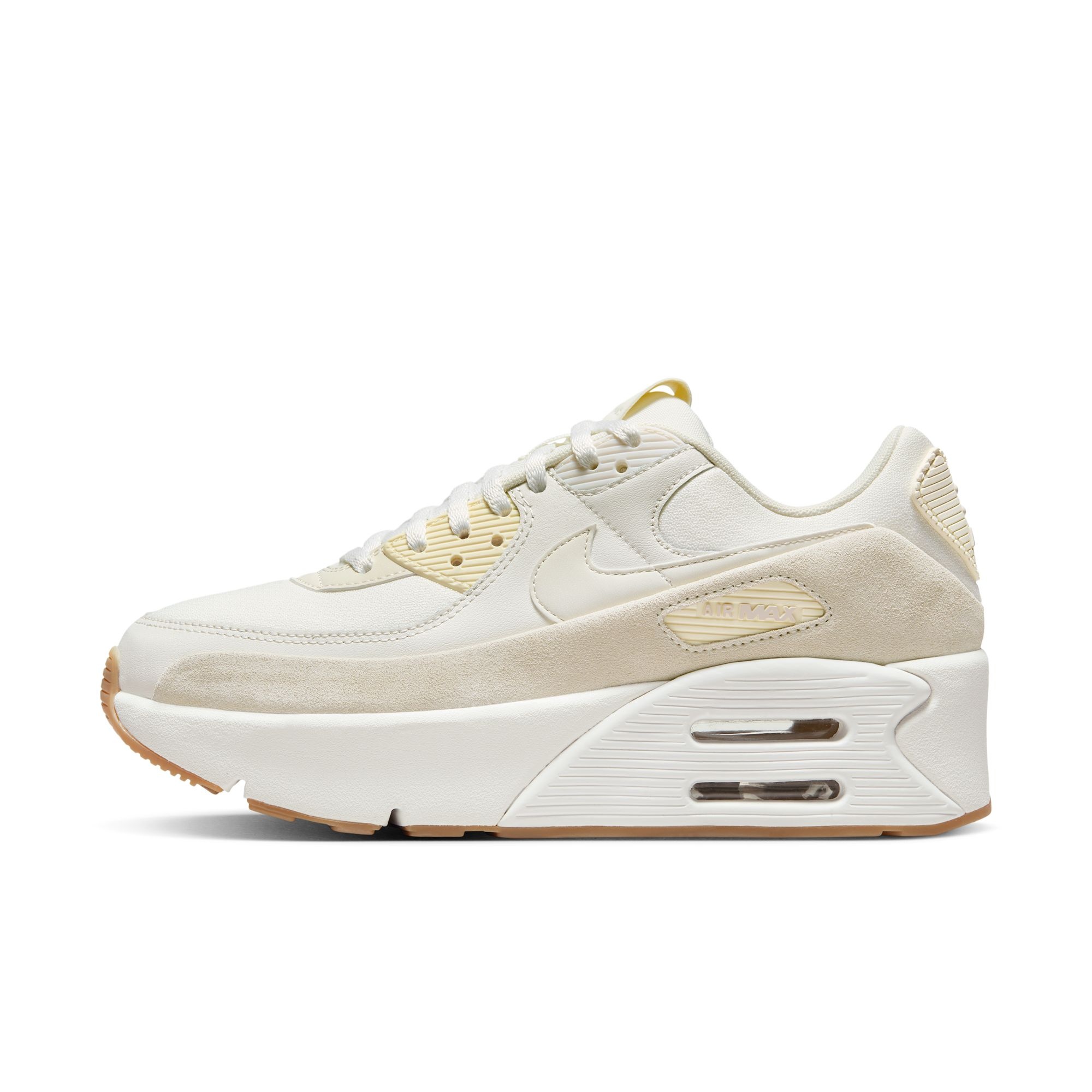 Nike Femme Nike Air Max 90 LV8 SAIL SAIL PHANTOM LT OREWOOD BRN FD4328 100 Sam Tabak
