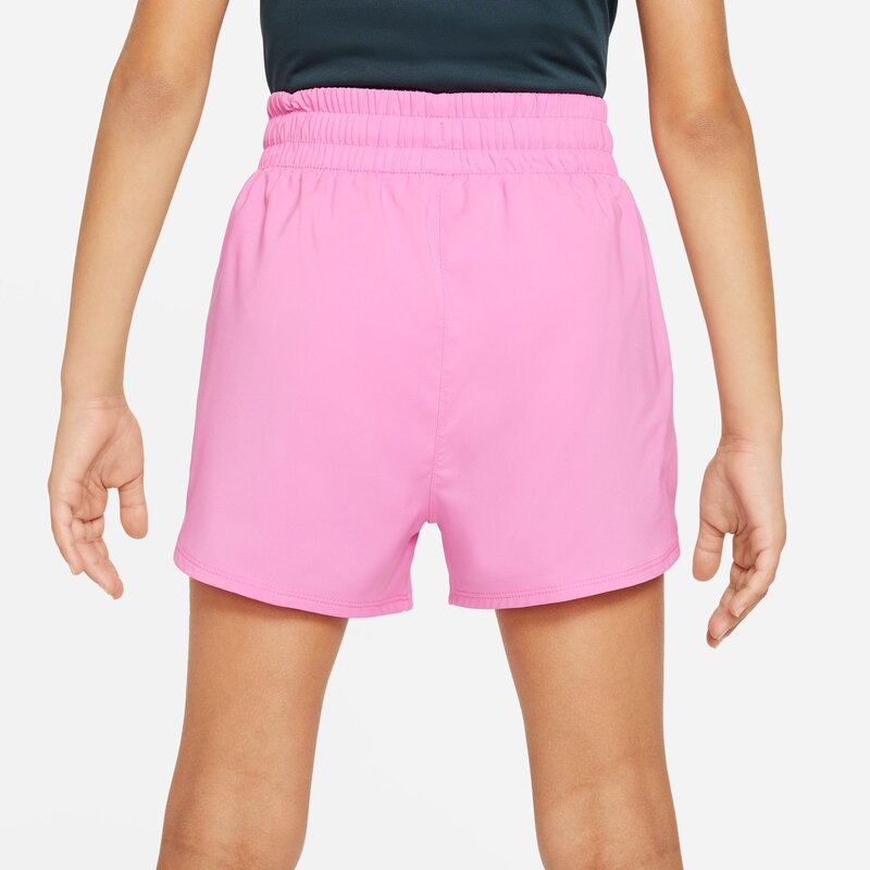 Nike Big Kids' (Girls') Dri-FIT High-Waisted Woven Training Shorts 'Playful Pink' DX4967-675