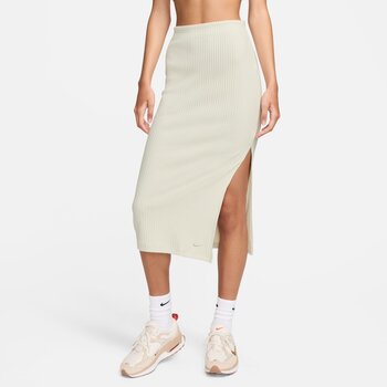 Nike Nike Jupe mi-longue côtelée Sportswear Chill Knit pour Femme 'Brun Orewood clair' FQ1636-104