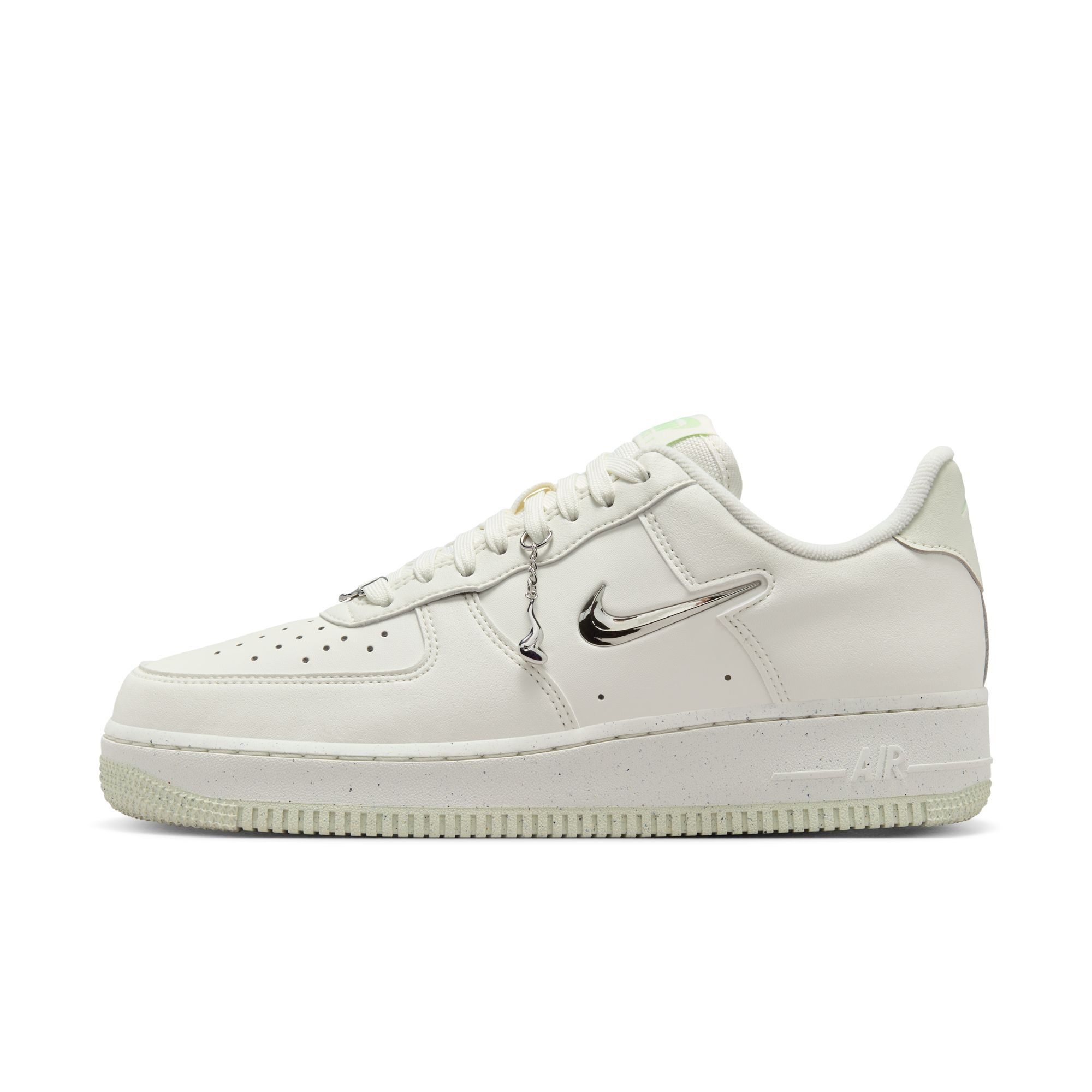 WMNS Nike Air Force 1 07 SE Next Nature Sail Liquid Metal FN8540 100 Sam Tabak