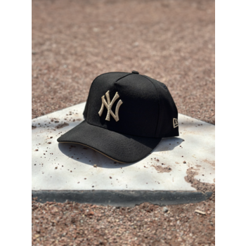 New Era New Era 9Forty A-Frame Snapback N.Y Yankees Black/Gold 70846969