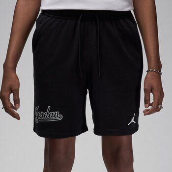 Air Jordan Men's Jordan Flight MVP Black/White Fleece Shorts FN4700-010