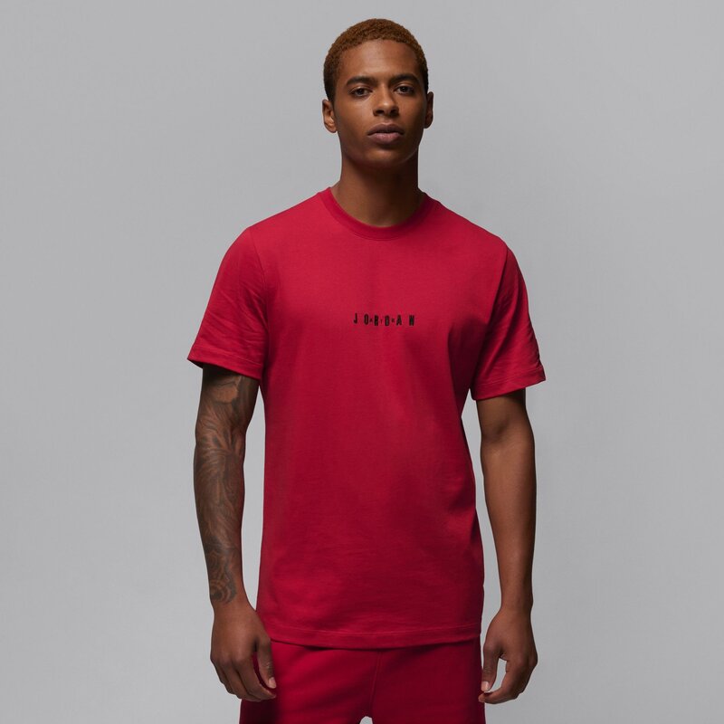 Air Jordan Air Jordan Embroidered T-Shirt 'Cherrywood Red' DM3182-689