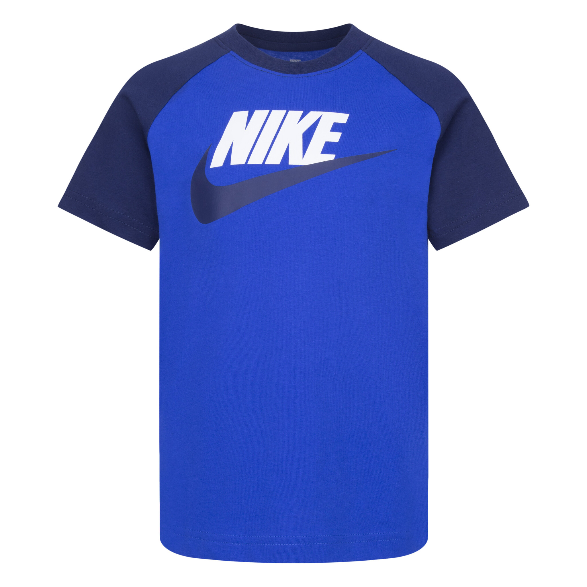 NIKE KIDS FUTURA RAGLAN TEE GAME ROYAL 86K661 U89
