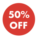 50% OFF SALE