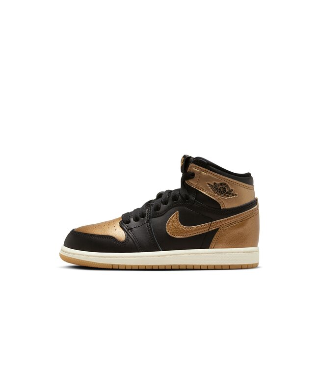 Air Jordan PS Jordan 1 Retro High OG Noir et Or NOIR OR METALLIQUE VOILE FD1412 071