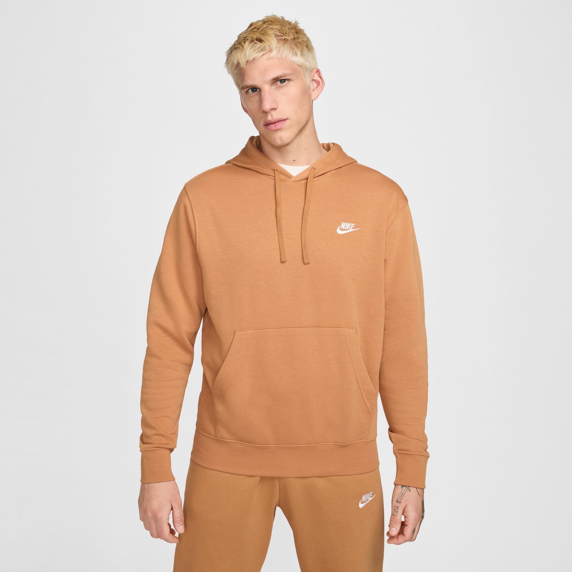 Men s Nike Sportswear Club Fleece FLAX FLAX WHITE BV2654 224 Sam Tabak