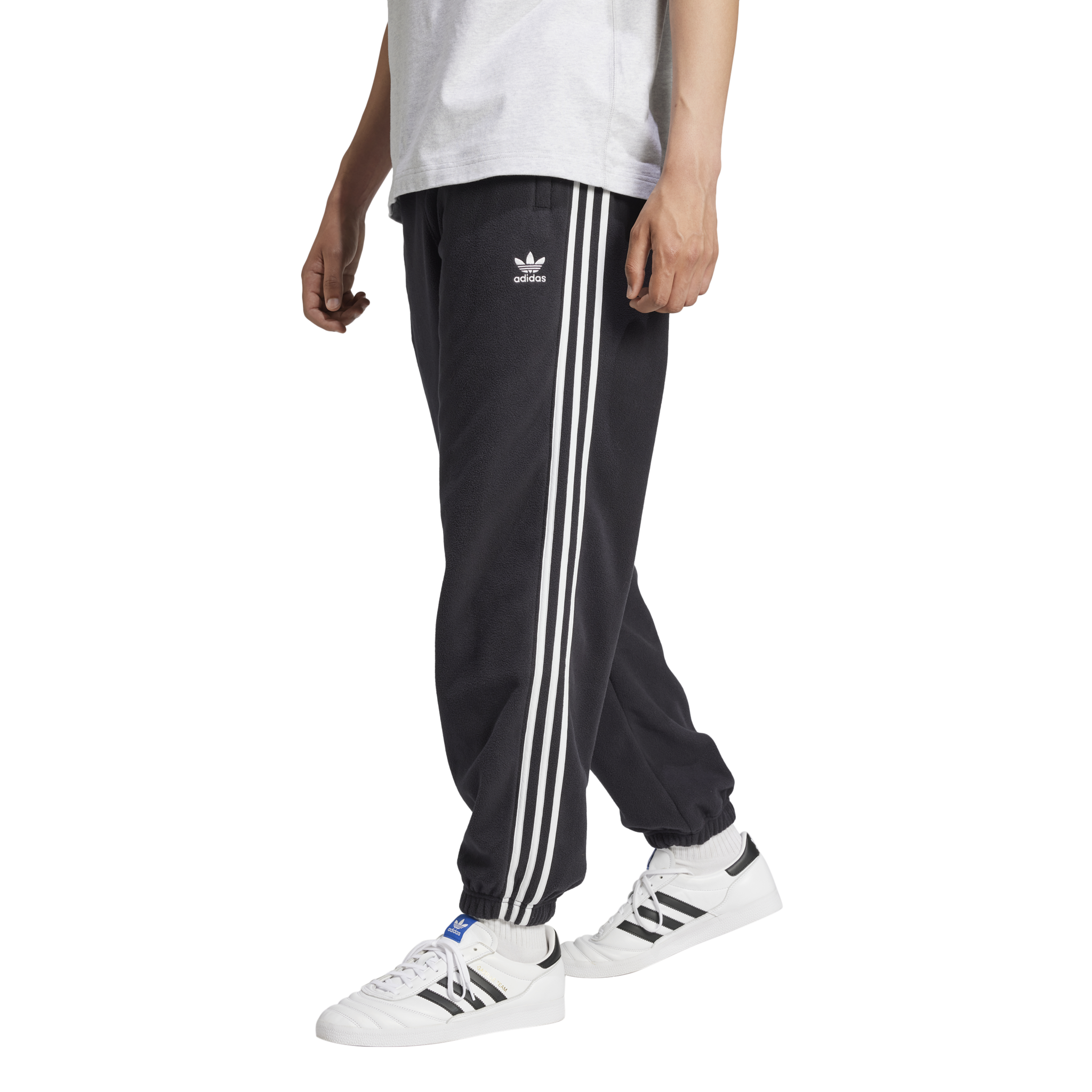 Grey and black adidas sweatpants best sale
