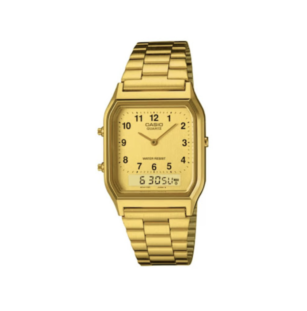 CASIO VINTAGE AQ230A GOLD Sam Tabak