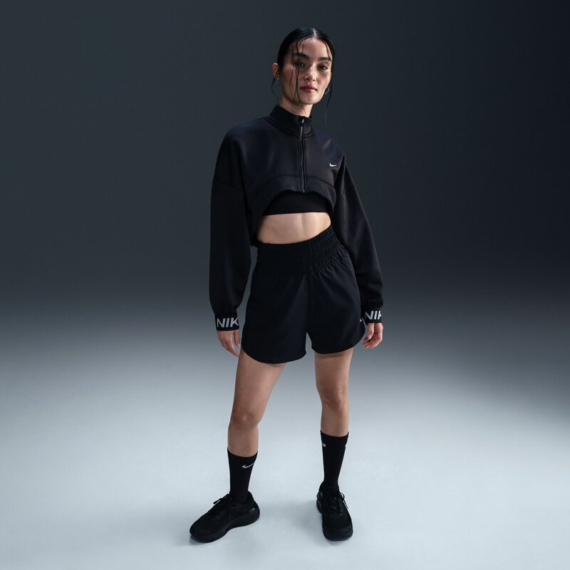 WMNS NIKE PRO FLEECE TOP BLACK FV8097 010 Sam Tabak
