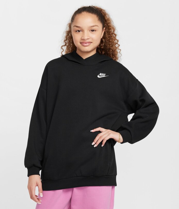 NIKE KIDS SPORTSWEAR CLUB HOODIE BLACK FZ5579 010 Sam Tabak