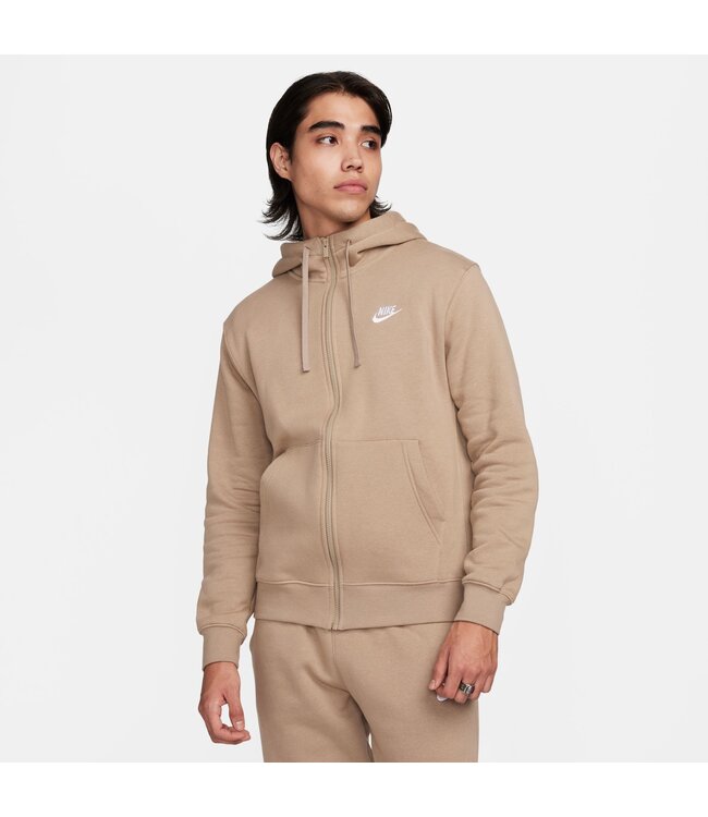 Nike Nike Sportswear Club Fleece Men s Full Zip Hoodie KHAKI BV2645 247