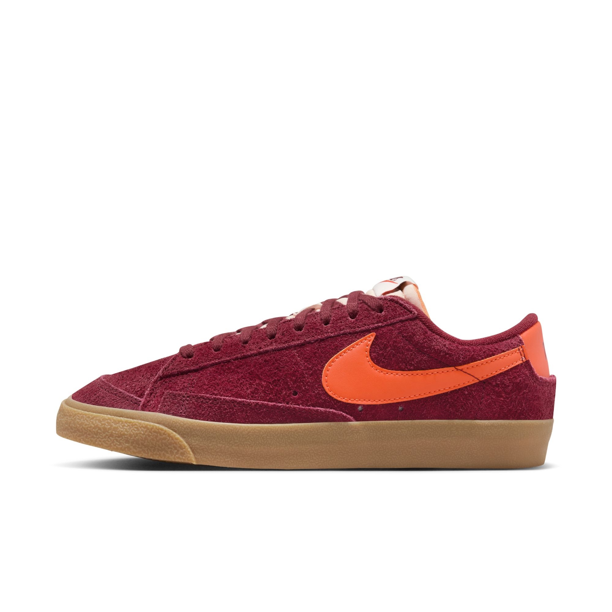 Nike Blazer Low 77 Vintage TEAM RED SAFETY ORANGE GUM LIGHT BROWN FQ8060 600 Sam Tabak
