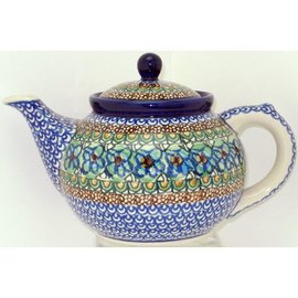 Ceramika Artystyczna Teapot Size 3 Cottage Green Signature
