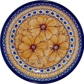 Ceramika Artystyczna Luncheon Plate Cosmos Tangerine Signature 4