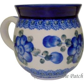 Ceramika Artystyczna Bubble Cup Medium Blue Rose