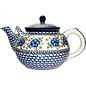 Ceramika Artystyczna Teapot Size 4 Apple Blossom Blue