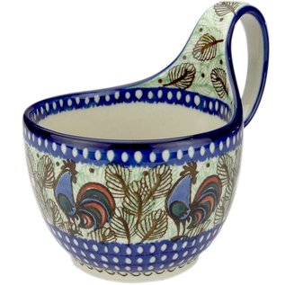 Ceramika Artystyczna Soup Cup Rooster (Chanticleer) Signature