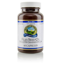 Nature's Sunshine Flax Seed Oil (60 soft gel capsules)