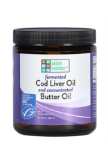 Green Pasture Products Fermented Cod Liver Oil & Butter Oil unflavored  Gel 6.4 oz