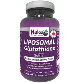 NAKA Liposomal Glutathione Setria 250mg 75 softgels