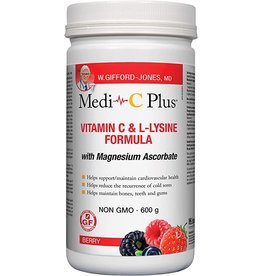 Medi-C Plus Medi C Plus L-Lysine & Magnesium Ascorbate 600 gm Berry