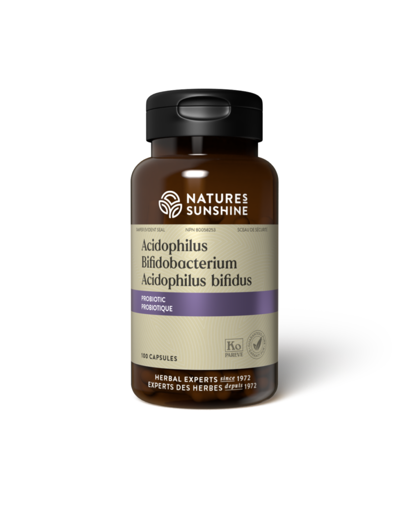 Nature's Sunshine Acidophilus-Bifidobacterium (100 capsules)