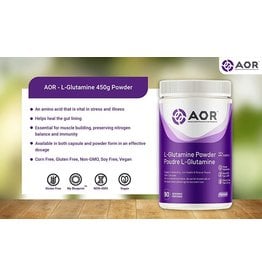 AOR L-Glutamine Powder  450g