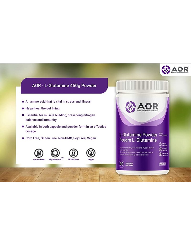 AOR L-Glutamine Powder  450g