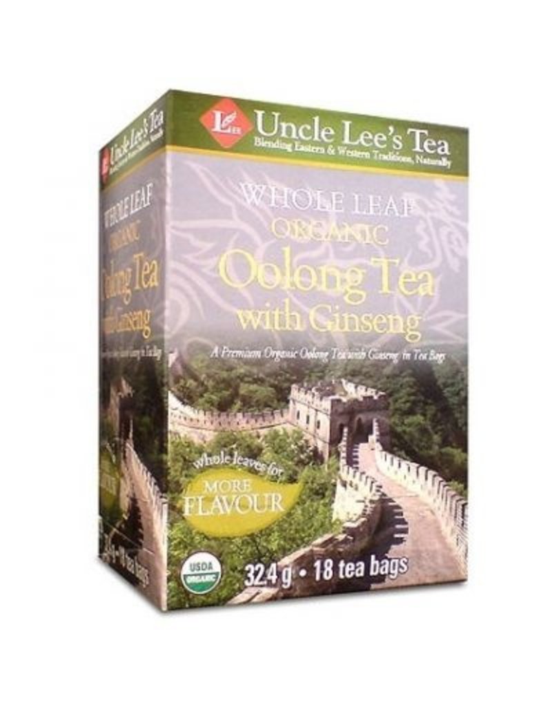 Whole Leaf Organic Ginseng Oolong Tea 18 bag