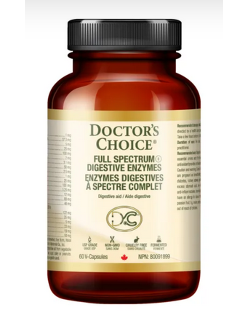 Doctor's Choice Dr Choice Full Spectrum Digestive Enzymes 60 Vcap