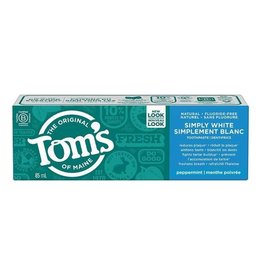 Tom's Natural Toothpaste, Simply White - Peppermint