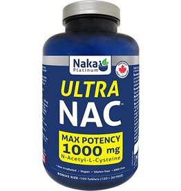 NAKA Ultra NAC  Max Potency 1000mg - 150 Tablets - Naka