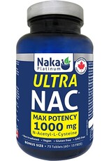 NAKA Ultra NAC  Max Potency 1000mg - 75 Tablets - Naka