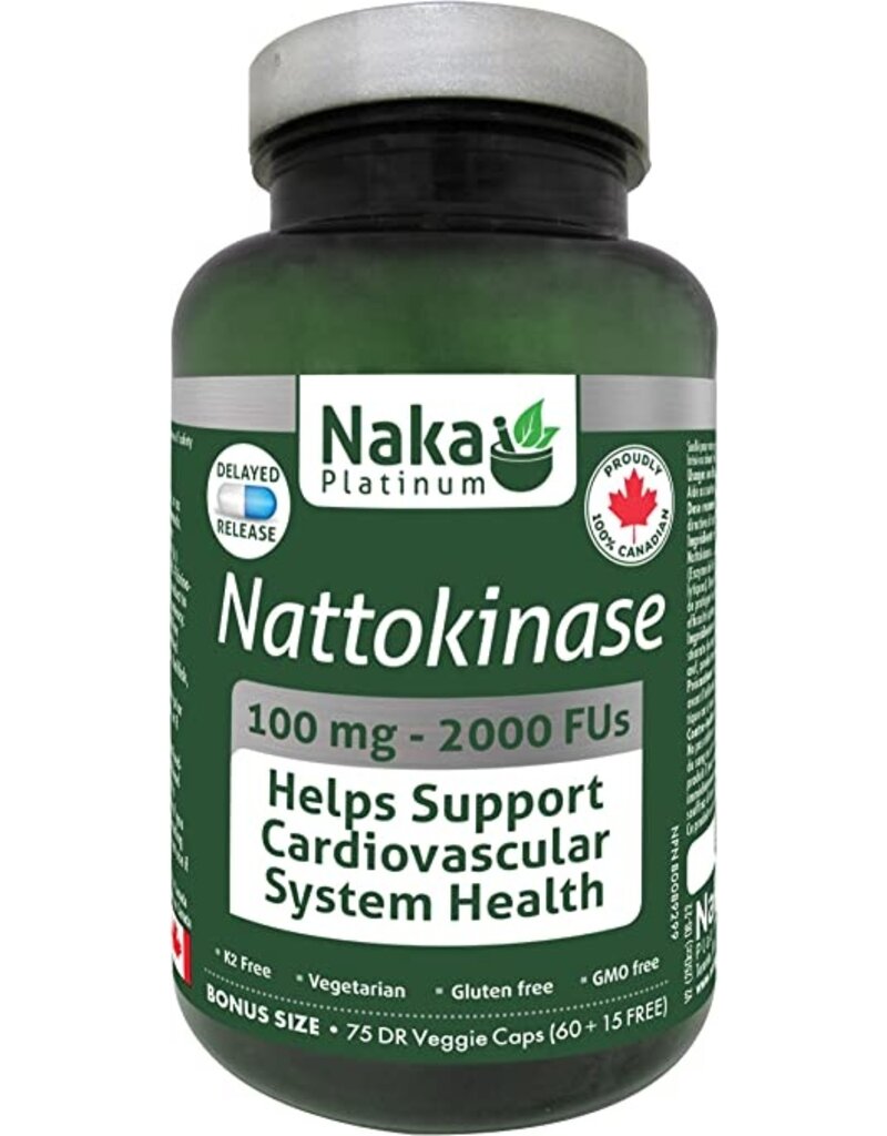 NAKA Naka Nattokinase 100mg   2000 FUs  75caps